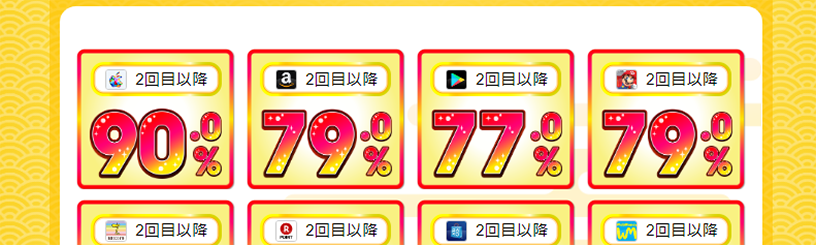 買取七福神は2回目以降も高換金率